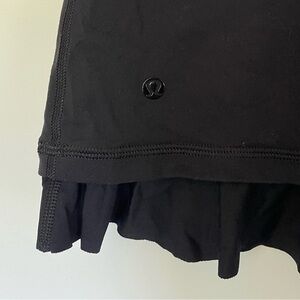 Lululemon Black Ruffle Tank Soft Stretchy